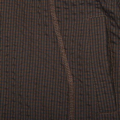 Women's Gingham Hooded Top