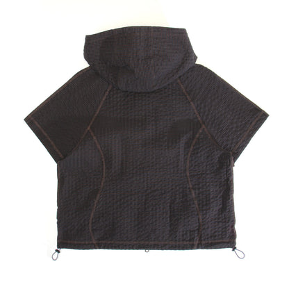 Women's Gingham Hooded Top
