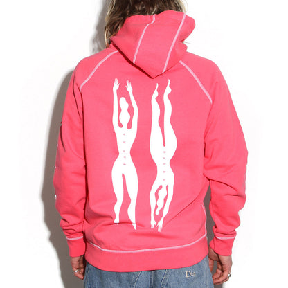 Under Pink Waters Hooded Sweatshirt