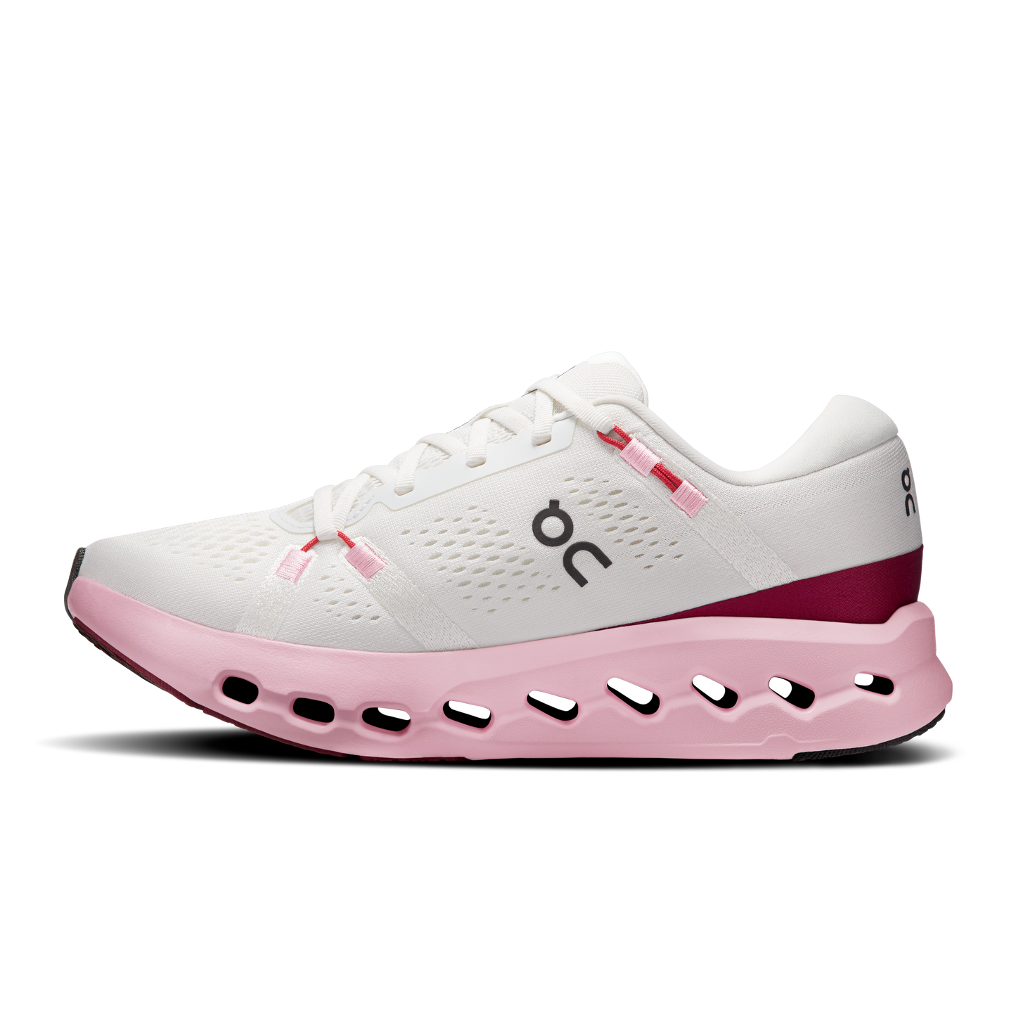 On Running Women's Cloudsurfer 2 Shoes - Ivory / Peony