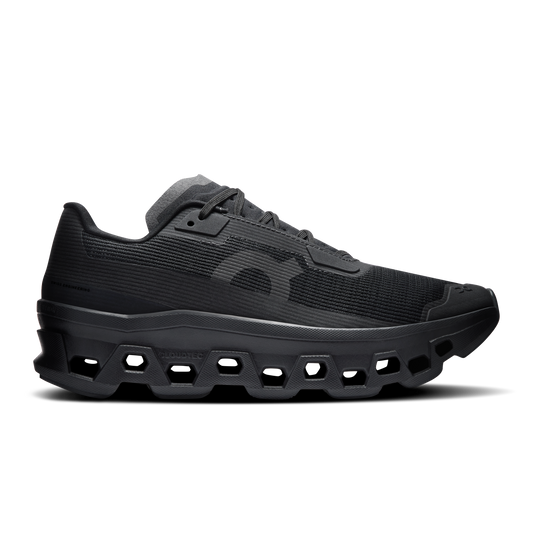 On Running Women's Cloudmonster Void Shoes - Black / Black