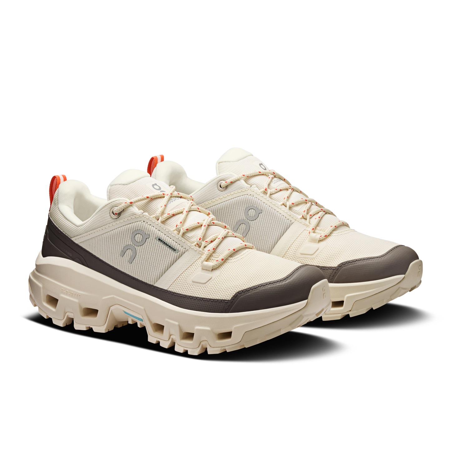 On Running Women's Cloudrock Low Waterproof Shoes - Ivory / Ivory