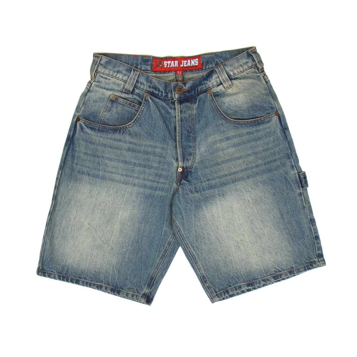 Faded C-Star Denim Shorts