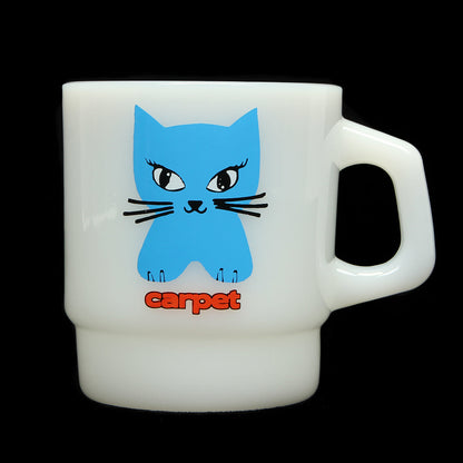 Cat Milk Glass Mug