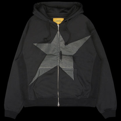 Puff Print Zip Hoodie