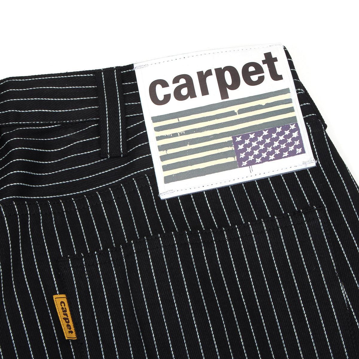 Selvedge Pinstripe Flag Jeans