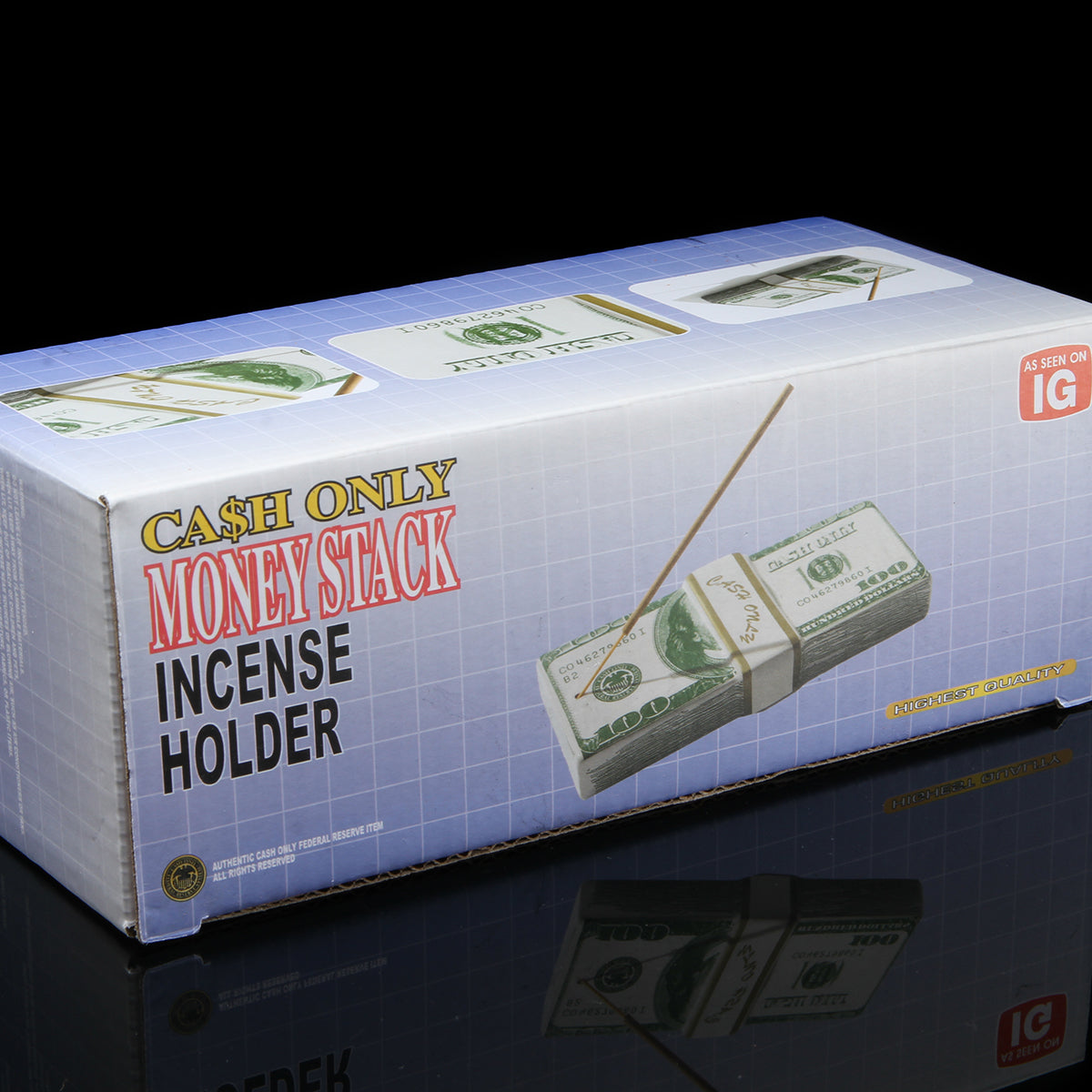 Money Stack Incense Holder