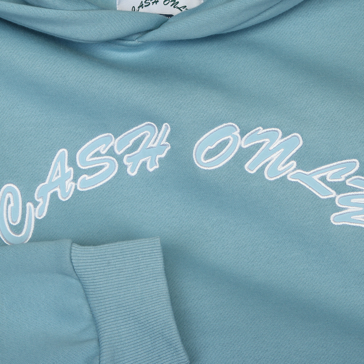 Ripstop Logo Applique Pullover Hoodie