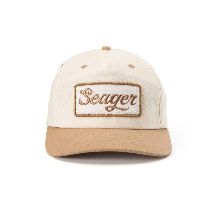 Seager Uncle Bill Snapback- Cream/Khaki