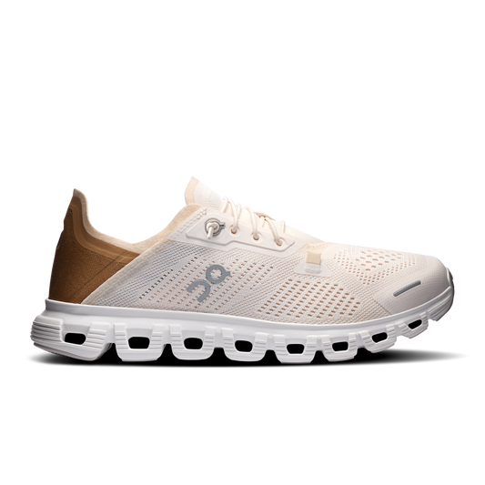 On Running Women's Cloud 6 Coast Shoes - Gardenia / Sphinx