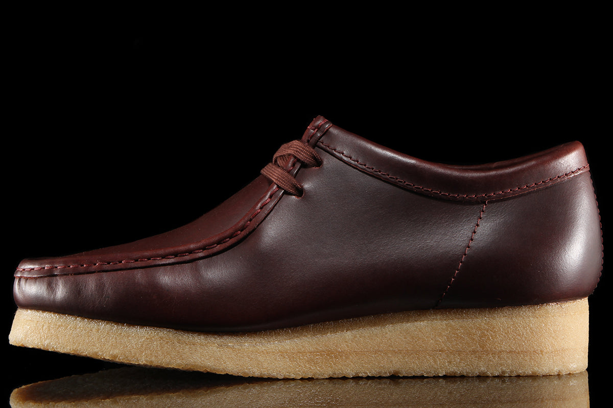 Wallabee Deep Red Leather