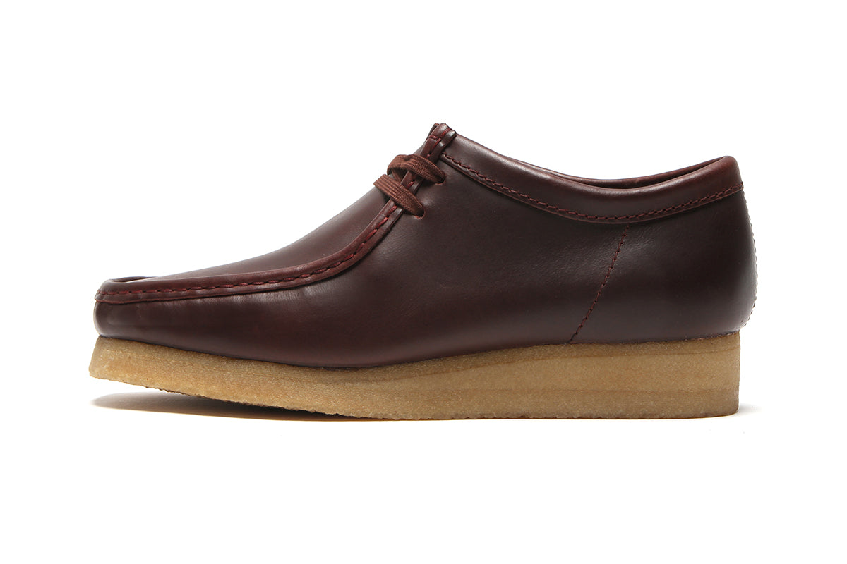 Wallabee Deep Red Leather