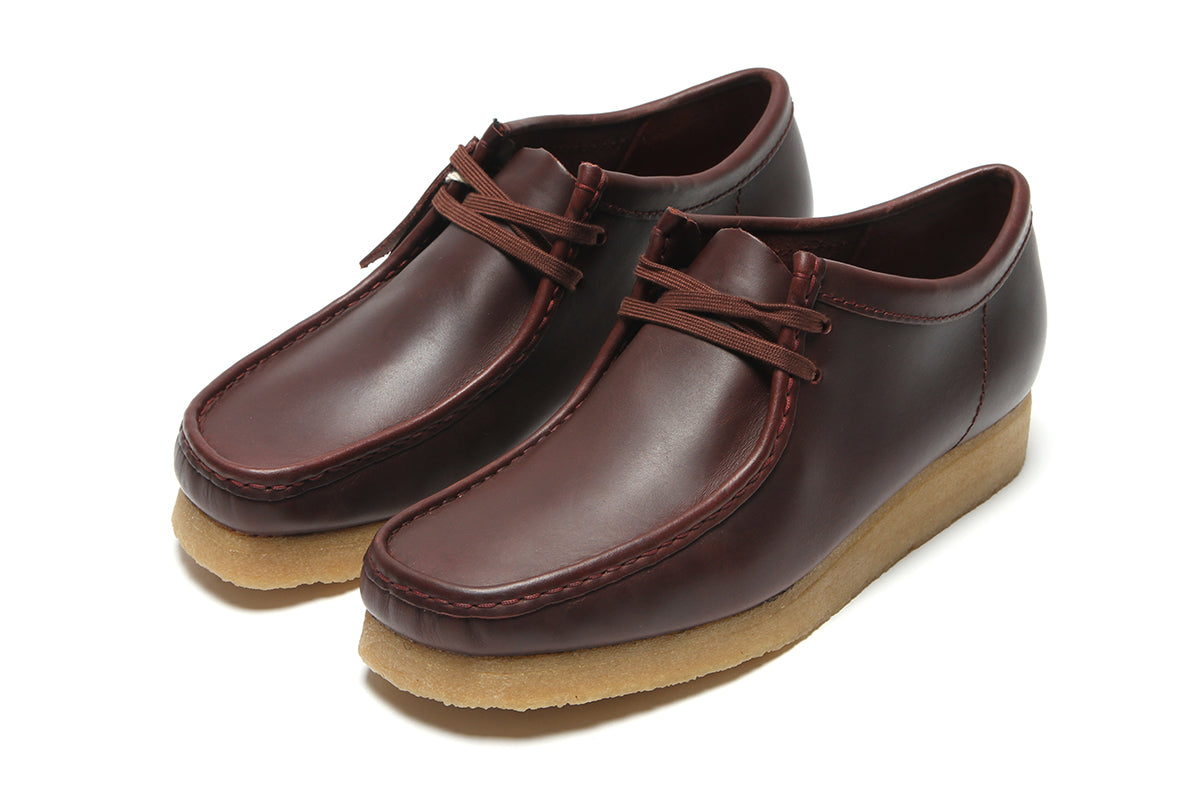 Wallabee Deep Red Leather