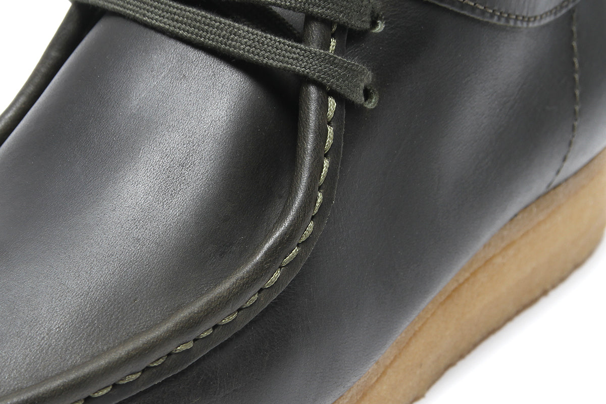 Wallabee Forest Green Leather