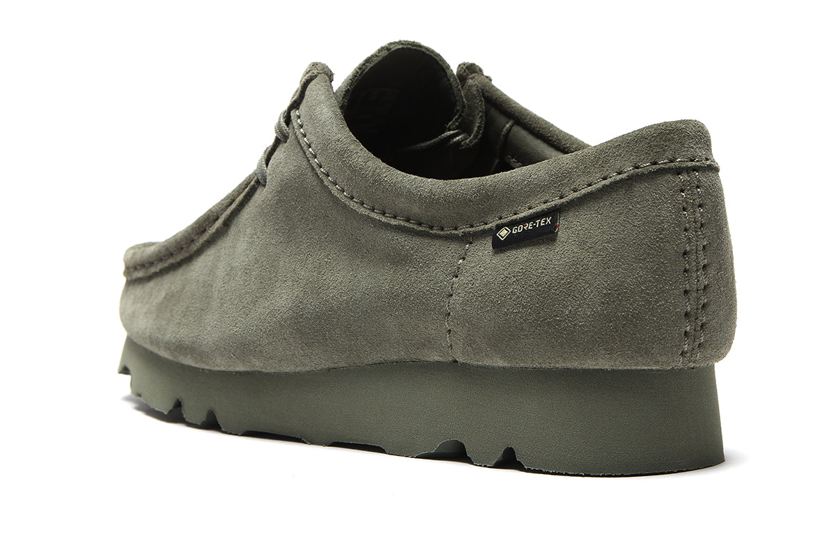 Women's Wallabee GTX Khaki/Green Suede