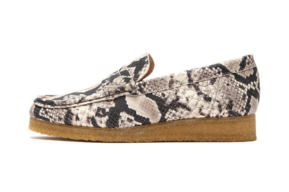 Women's Wallabee Loafer Grey Snake Leather