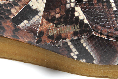 Wallabee Brown Snake Print