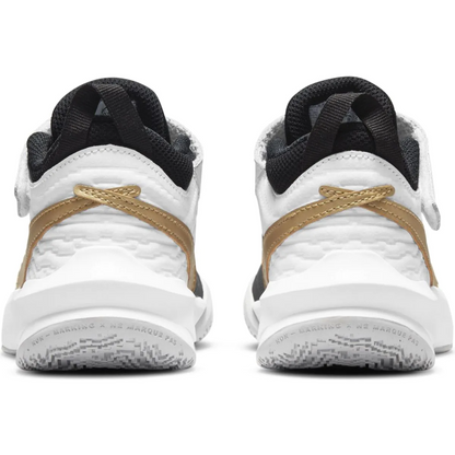 Nike Kids' Team Hustle D 10 Shoes - Black / Metallic Gold / White / Photon Dust