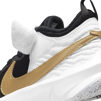 Nike Kids' Team Hustle D 10 Shoes - Black / Metallic Gold / White / Photon Dust