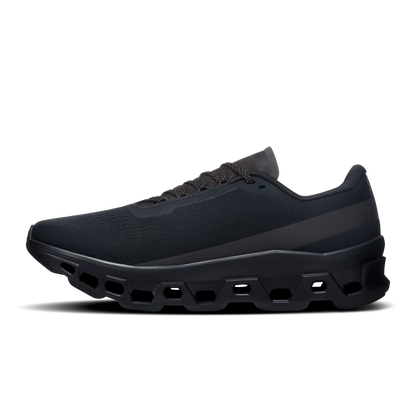 On Running Men's Cloudmonster 1 Shoes - Black / Black