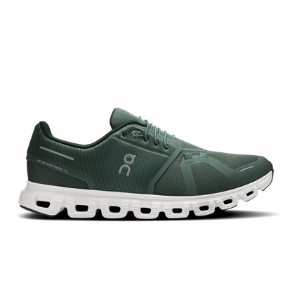 On Running Men's Cloud 6 Shoes - Olive / Evergreen