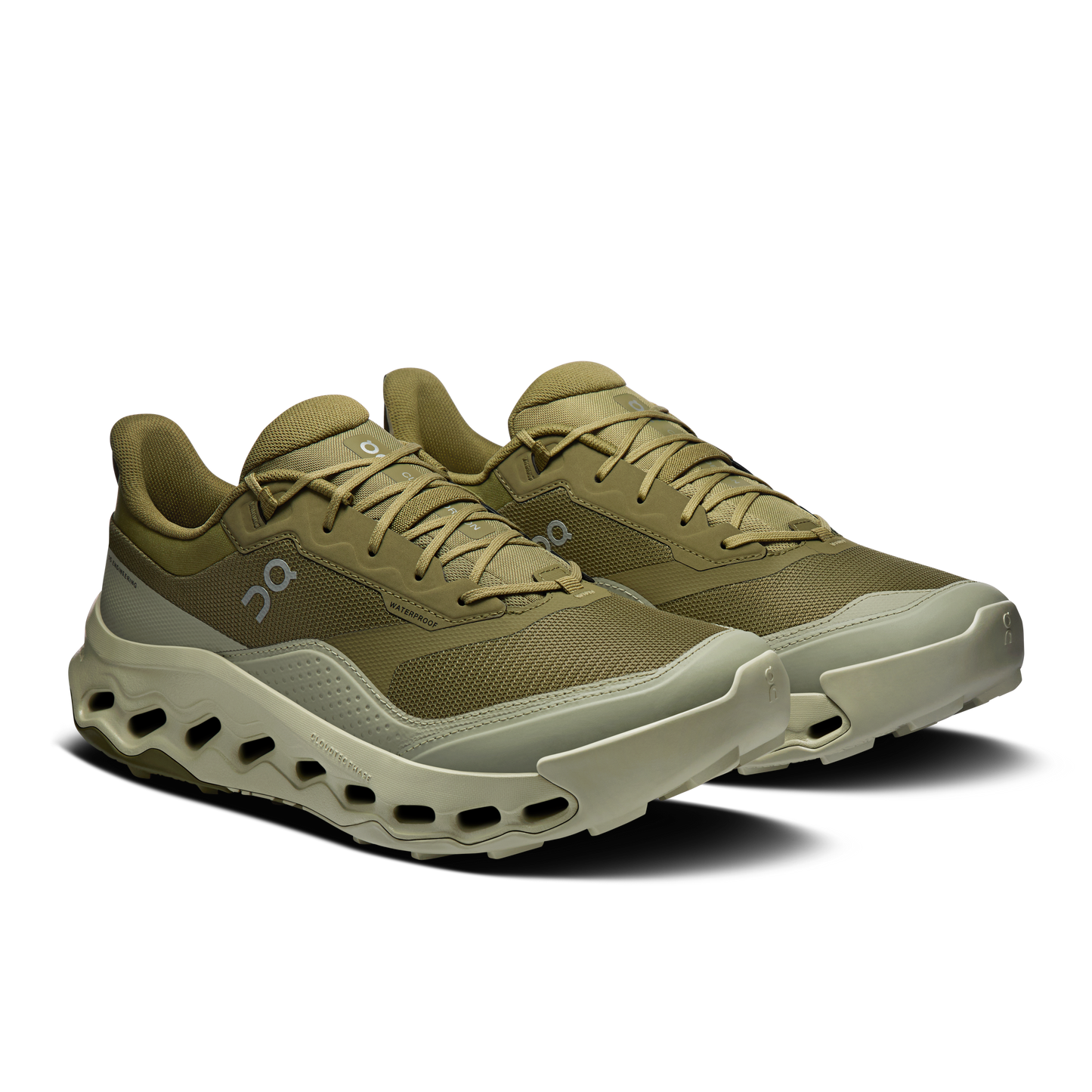 On Running Men's Cloudhorizon 2 Waterproof Shoes - Olive / Chalk