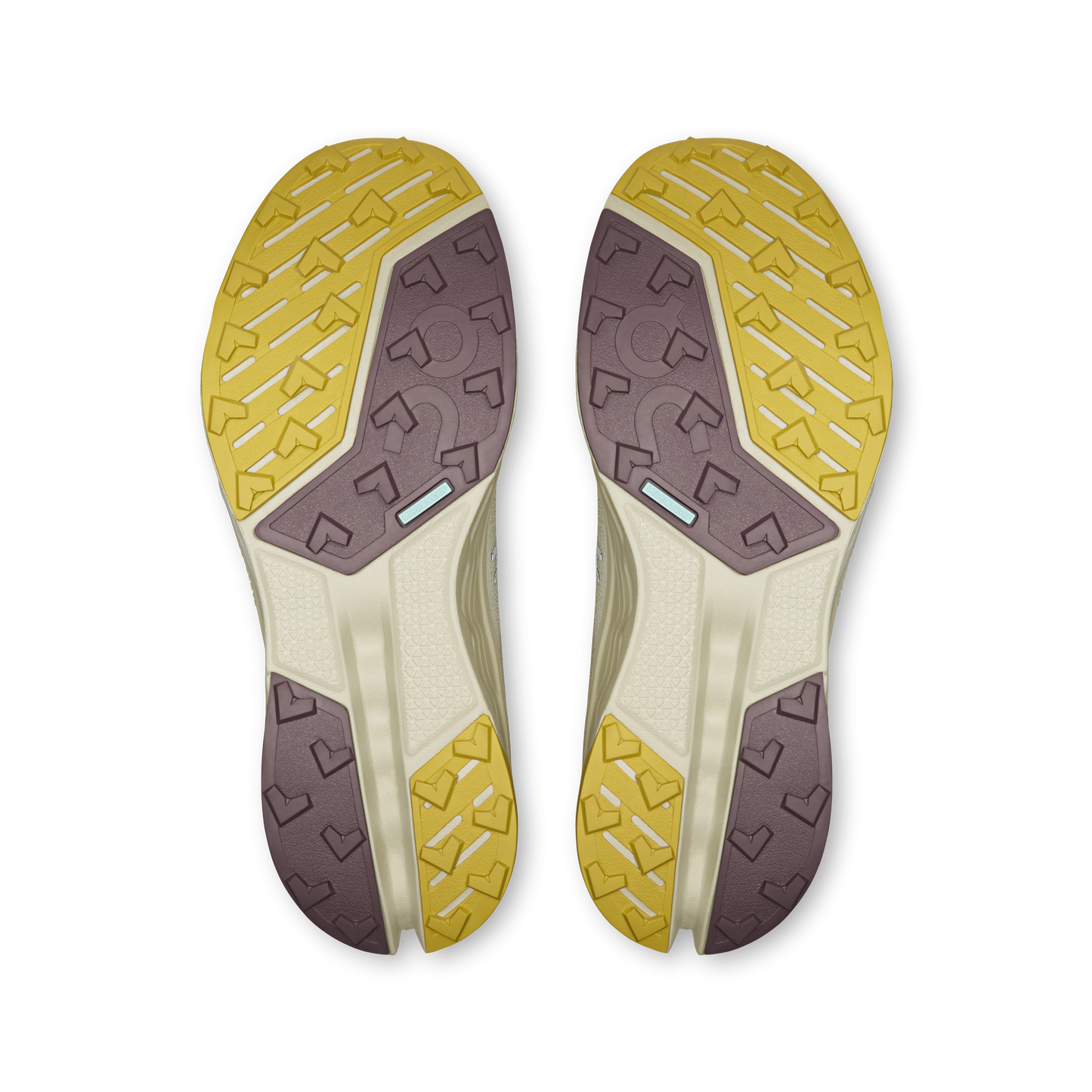 On Running Women's Cloudsurfer Trail 2 Waterproof Shoes - Ghost / Chalk
