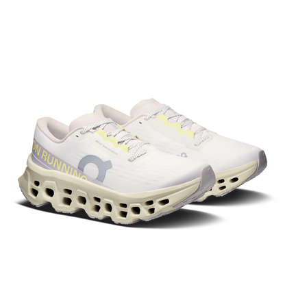 On Running Women's Cloudmonster 3 Shoes - Ivory / Seedling