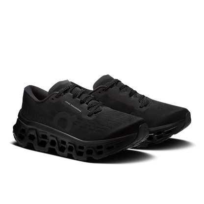 On Running Women's Cloudmonster 3 Shoes - Black / Black