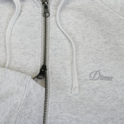 Cursive Small Logo Zip Hoodie
