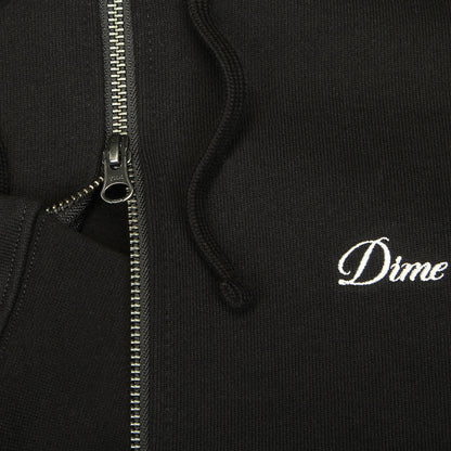 Cursive Small Logo Zip Hoodie