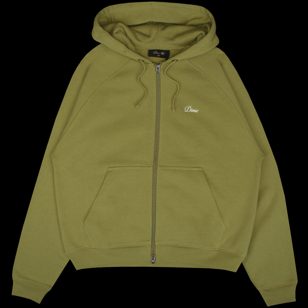 Cursive Small Logo Zip Hoodie