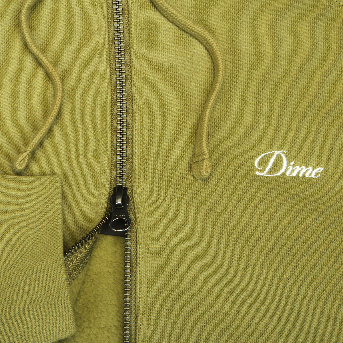 Cursive Small Logo Zip Hoodie