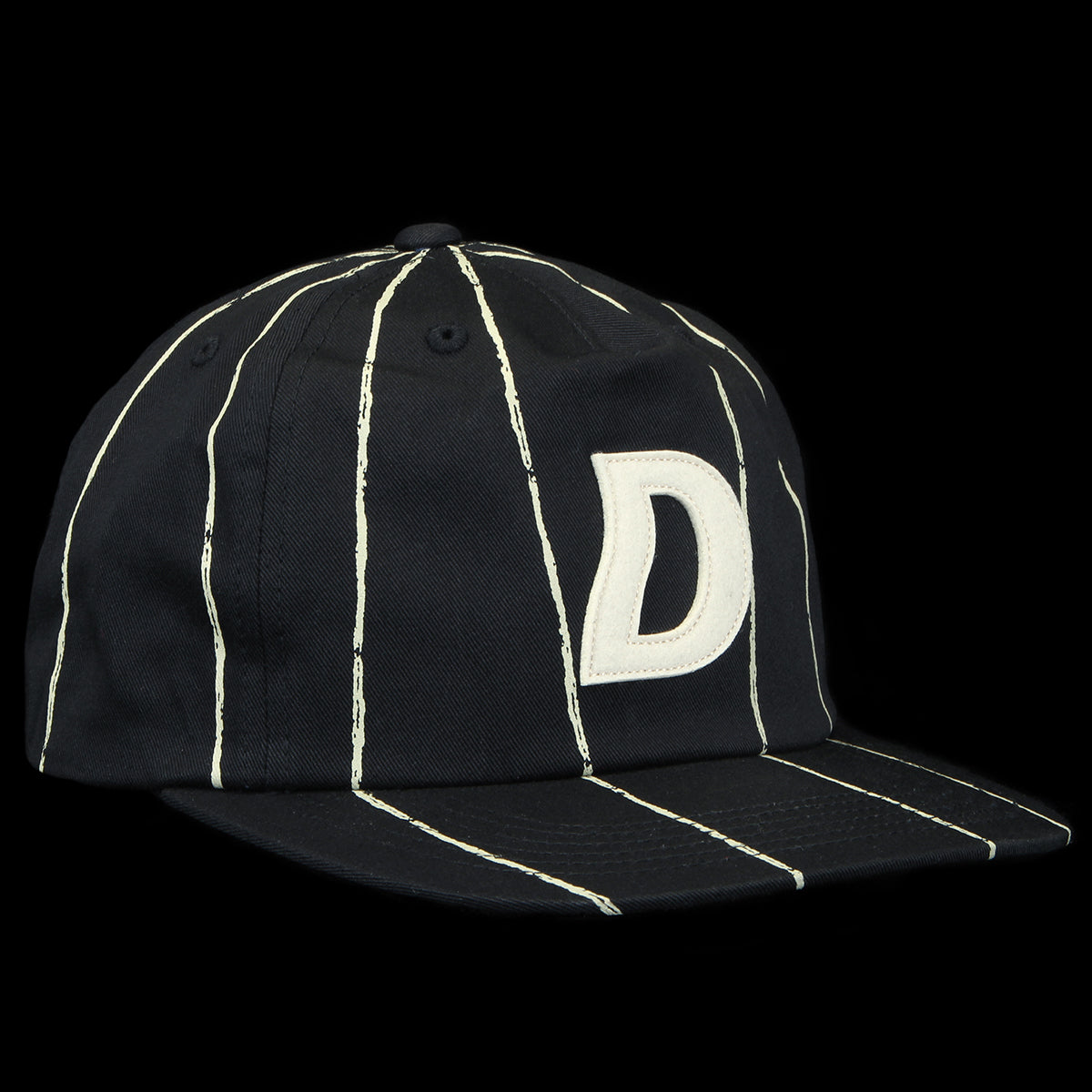 Pinstriped Worker Cap