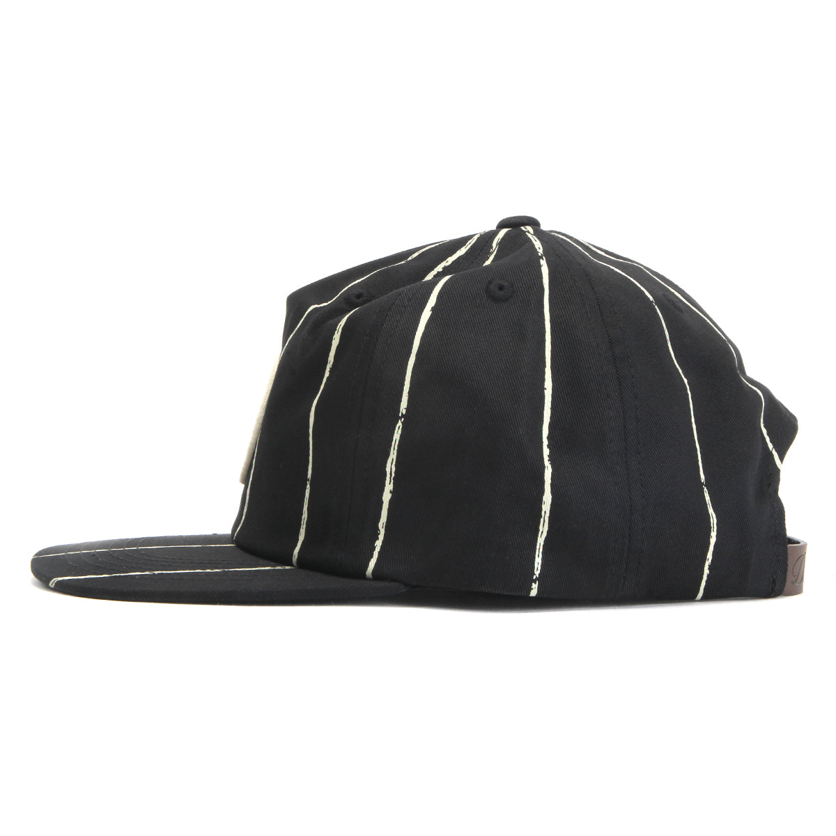 Pinstriped Worker Cap