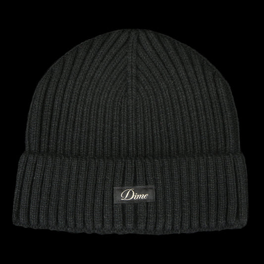 Cursive Rib Beanie