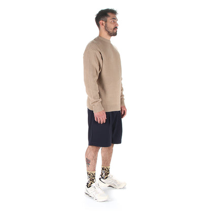 Pleated Twill Shorts