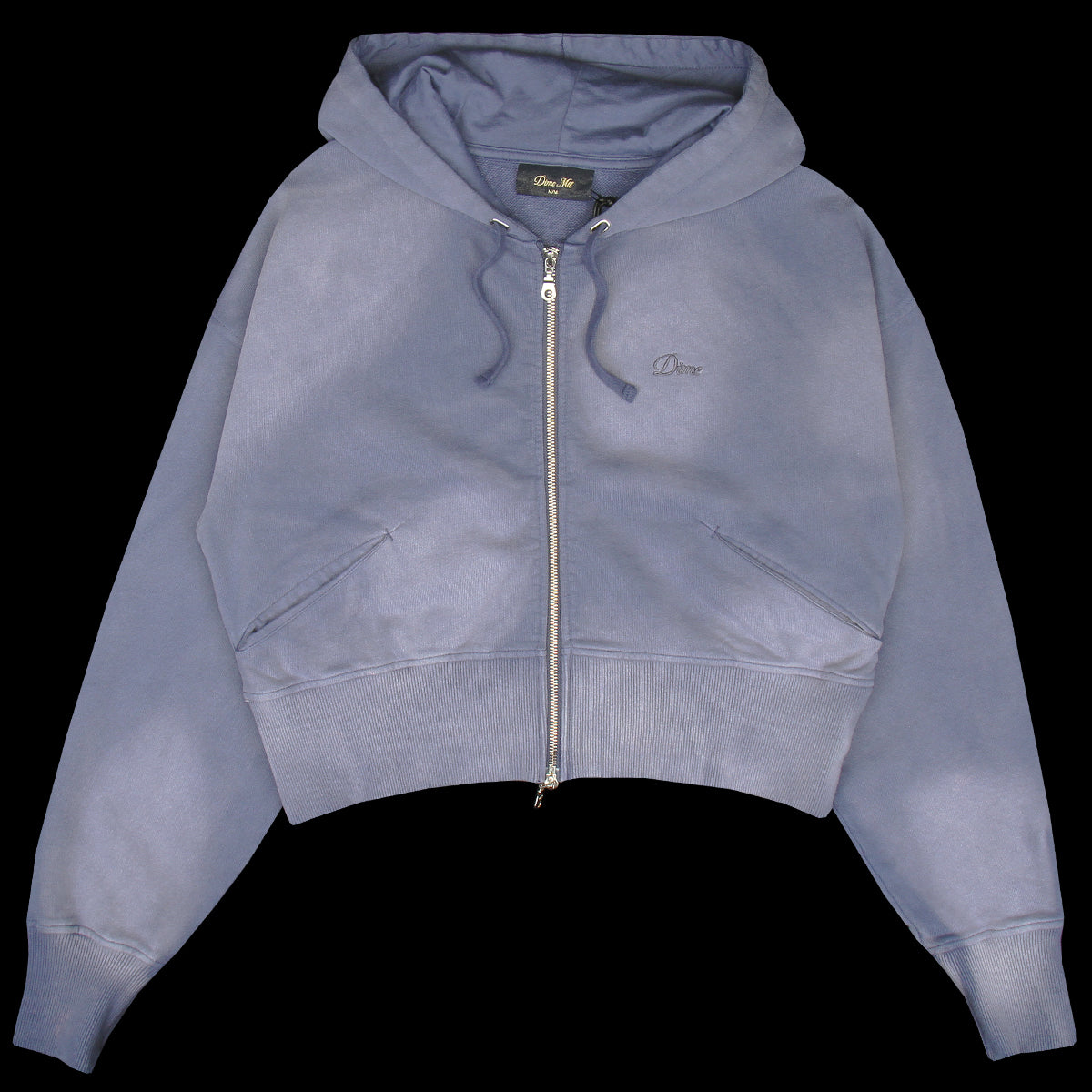 Women's Cropped Zip Hoodie