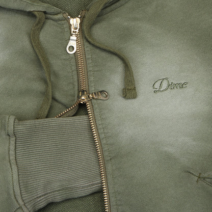 Women's Cropped Zip Hoodie