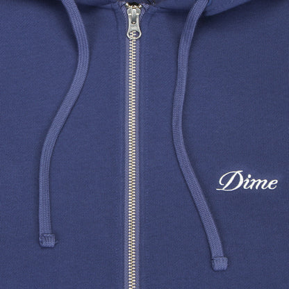 Cursive Zip Hoodie