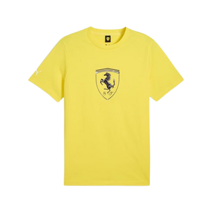 Puma Men's Scuderia Ferrari Race Tonal Big Shield Apparel - Speed Yellow
