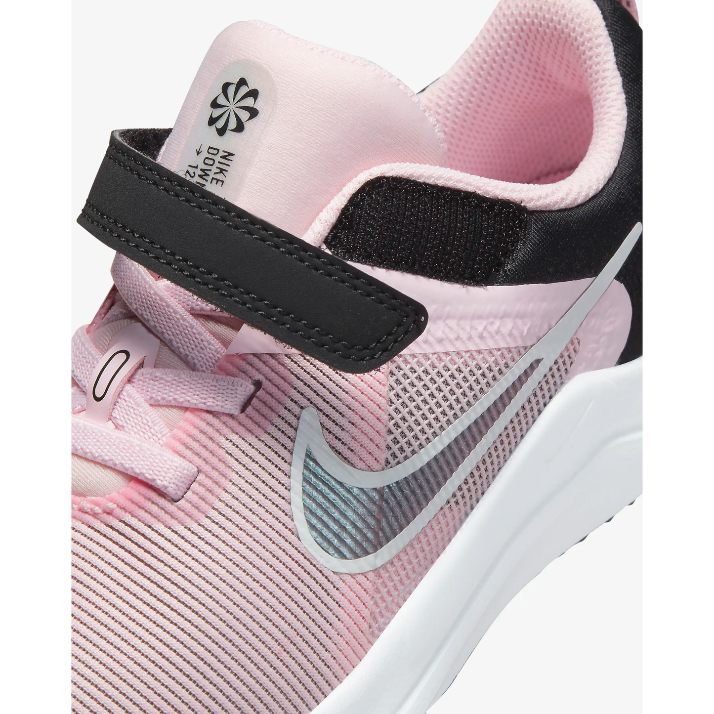 Nike Kids' Downshifter 12 Shoes - Pink Foam / Black / Flat Pewter