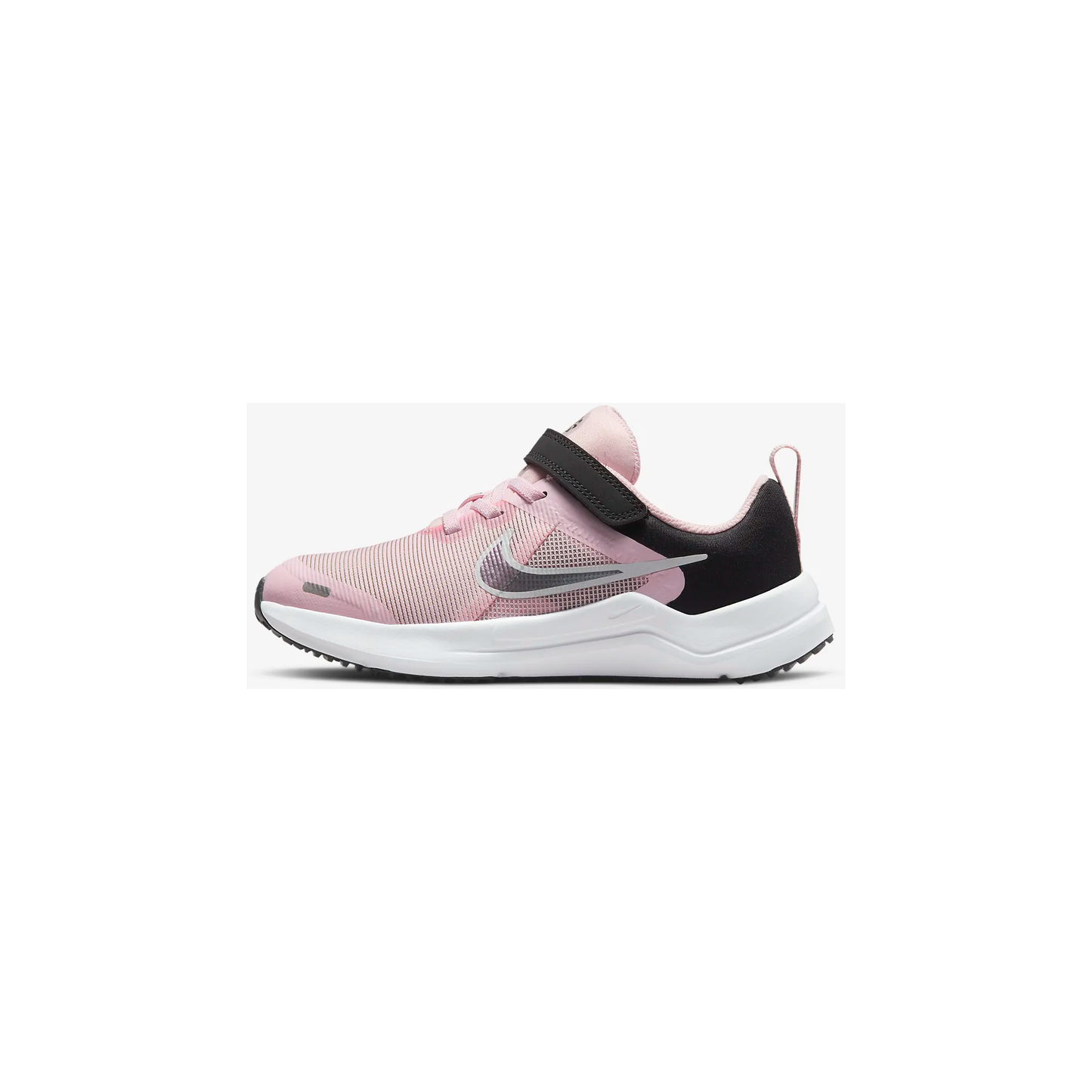 Nike Kids' Downshifter 12 Shoes - Pink Foam / Black / Flat Pewter