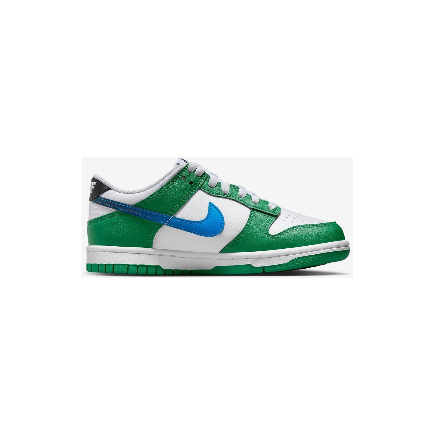 Nike Kids' Dunk Low Shoes - Malachite / White / Photo Blue