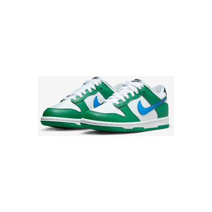 Nike Kids' Dunk Low Shoes - Malachite / White / Photo Blue
