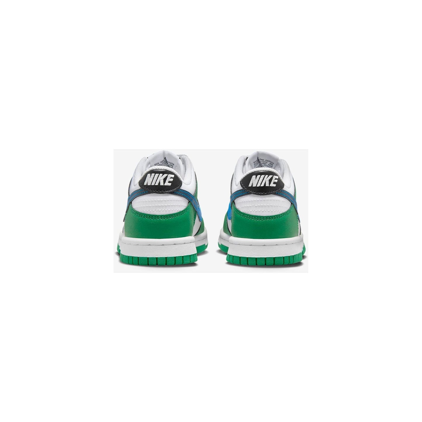 Nike Kids' Dunk Low Shoes - Malachite / White / Photo Blue