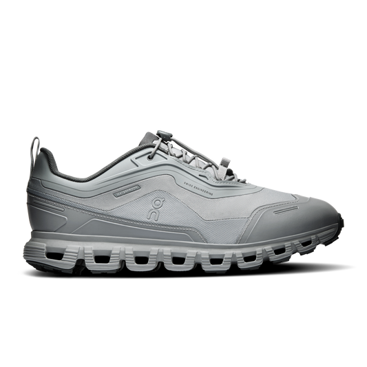 On Running Men's Cloud 6 Geo Waterproof Shoes - Alloy / Alloy
