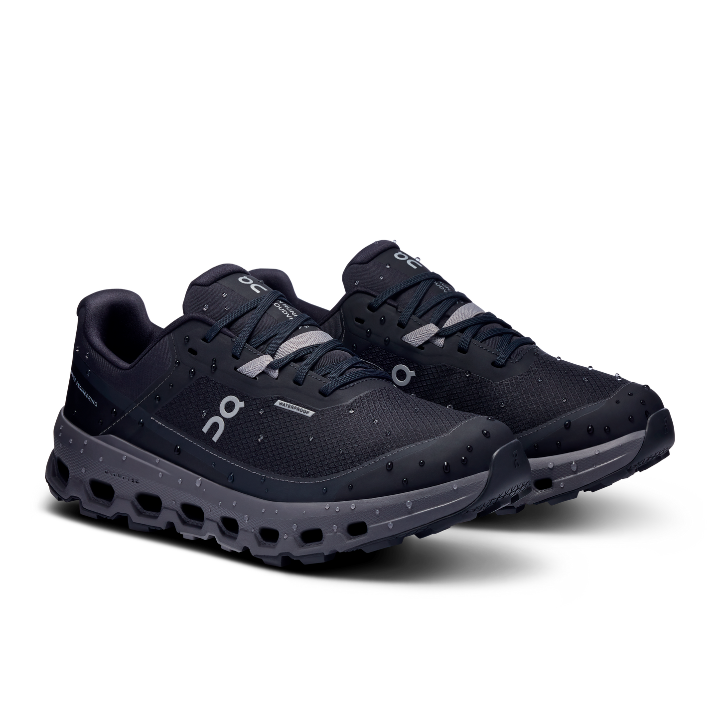 On Running Women's Cloudvista 2 Waterproof Shoes - Black / Eclipse