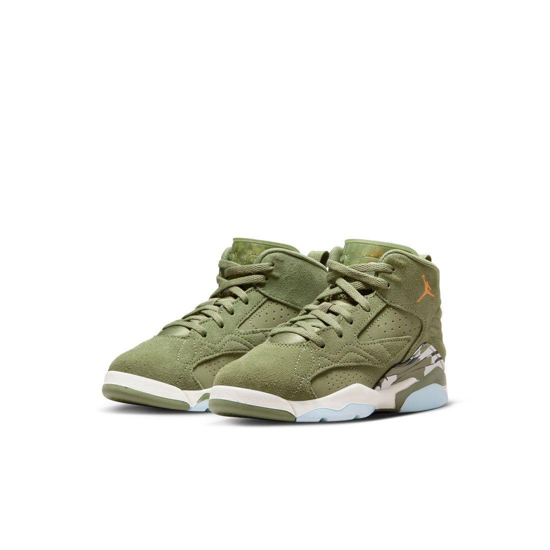 Nike Kids' Jordan MVP Shoes - Olive / Mandarin / Sail