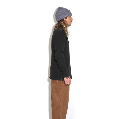 Waffle Knit Henley